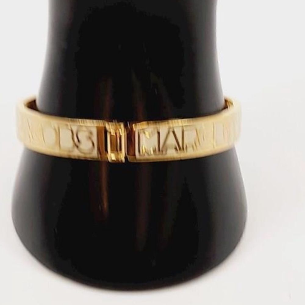 Marc by Marc Jacobs gold tone bangle bracelet - Picture 5 of 6